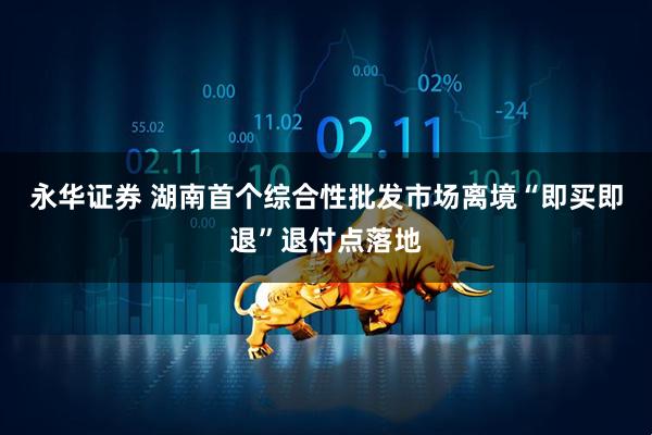 永华证券 湖南首个综合性批发市场离境“即买即退”退付点落地