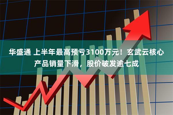 华盛通 上半年最高预亏3100万元！玄武云核心产品销量下滑，股价破发逾七成