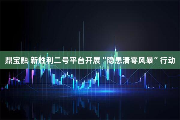 鼎宝融 新胜利二号平台开展“隐患清零风暴”行动